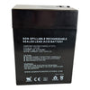 6V 14Ah rechargeable SLA battery with T1 and T2 terminals