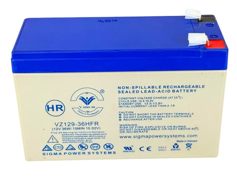 12V 9Ah rechargeable High Rate SLA battery with Flame Retardant Jar and cover