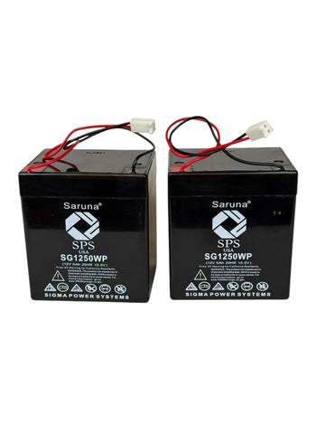 Garage door opener backup battery set