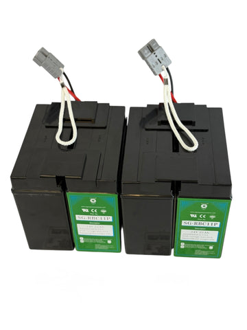 High capacity battery cartridge for APC SU3000INET UPS