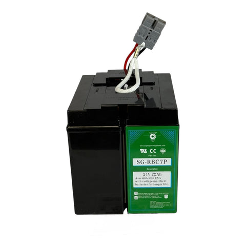High capacity battery replacement Cartridge for SUVS1400 UPS.