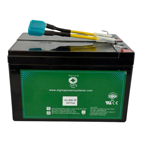 SGRBC9P battery pack for APCRBC9 with higher capacity