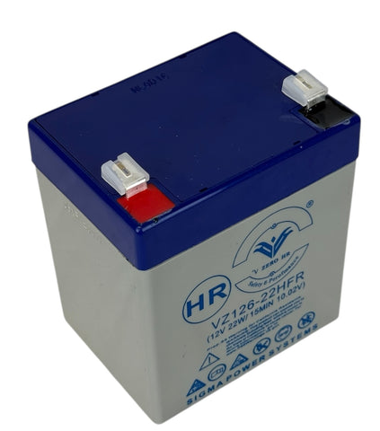 12V 5.5Ah rechargeable High Rate SLA battery with Flame Retardant Jar and cover