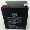 12V 5Ah rechargeable Lead acid battery with T2 terminals - 10 pack