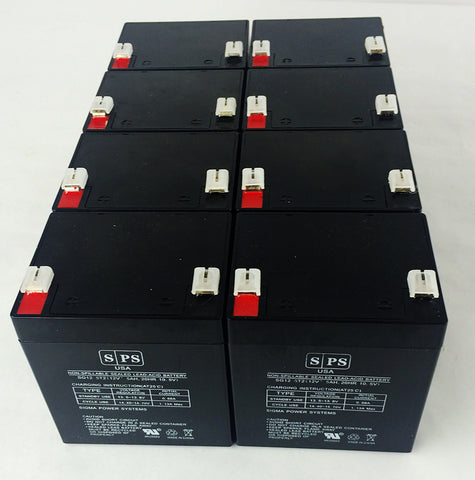 12V 5Ah batteries T2 - 64 pack