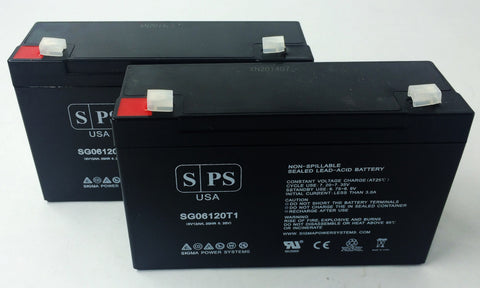 light alarms SL050 6V 12Ah Battery - 2 pack
