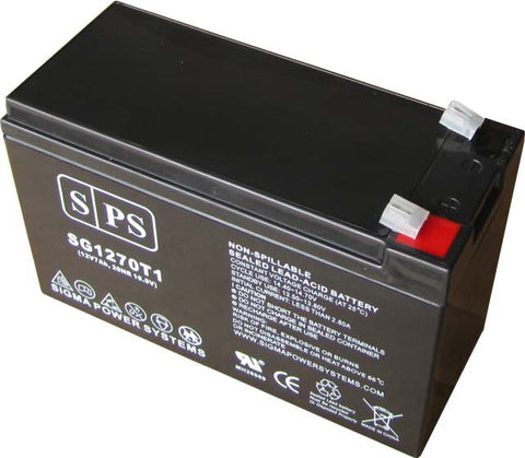 12v 7ah Battery with T1 terminals for Alarm systems