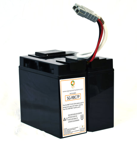 RBC7 Plus battery pack for APC DLA1500 