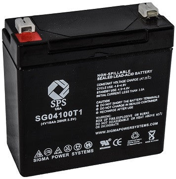 B & B Battery BP10-4 emergency light battery