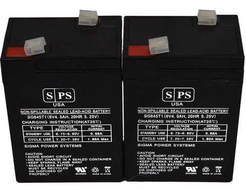 BB BP4-6 6V 4.5Ah  Battery -2 pack