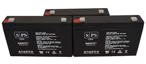 6V 7Ah rechargeable Lead acid battery with T1 teriminals