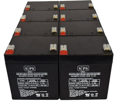 12V 5Ah batteries T2 - 225 pack