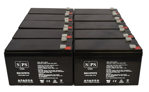 Parasystems Minuteman CP 3200 UPS Battery Set 12V 7Ah