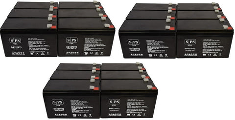 Parasystems Minuteman MCP BP2000 UPS Battery Set 12V 7Ah