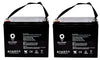 12V 75Ah rechargeable SLA battery with RT terminals