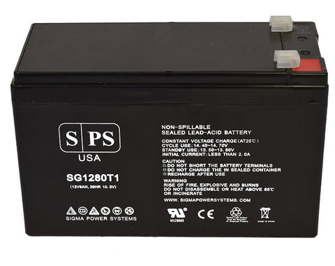 12V 8Ah rechargeable SLA battery with T1 terminals