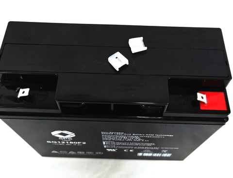 12V 18Ah rechargeable SLA (Sealed Lead Acid) battery with T2 (F2) terminals